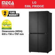 LG GF-B5305EP 530L 2-DOOR FRIDGE | Bottom Freezer | 3 Ticks + FREE $100 GROCERY VOUCHER BY LG