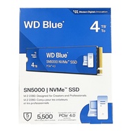 Western Digital 4TB WD Blue SN5000 Gen4 M.2 2280 NVMe SSD (WDS400T4B0E), R:5500MB/s
