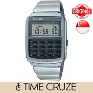 [Time Cruze] Casio  CA-506 Vintage Digital Calculator Adjustable Stainless Steel Men Watch CA-506-1DF CA-506-1D CA-506-1