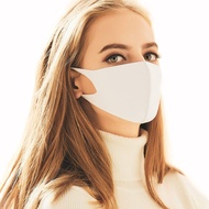 LOOKA MASK Protective Fashion Face Mask, Breathable, Washable and Reusable, Logo White (Small)