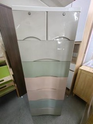 八桶抽屜膠櫃  66*46*18cm #2506007