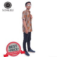 KEMEJA BATIK LELAKI LENGAN PENDEK Batik Shirt Baju Batik Lelaki Size Malaysia Batik KBL00001