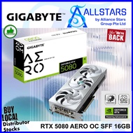 Gigabyte RTX 5080 AERO OC SFF 16GB PCI-Express x16 Gaming Graphics Card (GV N5080AERO OC-16GD) / RTX