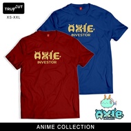 ✟TRUECUT Tees Axie Infinity Shirt- Axie Investor Gold Ins Unisex Tshirt for Women and Men
