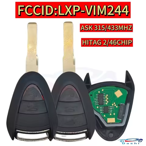 For Porsche Cayman 911 997 987 996 Carrera Boxster S 2S 4S Turbo Targa 315/433.92MHz ID48 ID46 Chip 