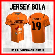 Pusamania Borneo FC Club Shoulder Line Football Jersey Custom Name and Back Number Shirt - 59