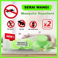 Para Block / Deodorant Block / Naphthalene Ball Toilet Lemon Grass ( Ubat Gegat Tandas Serai Wangi )
