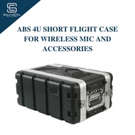 ABS 4U Short Flight Case For Wireless Mic and Accessories