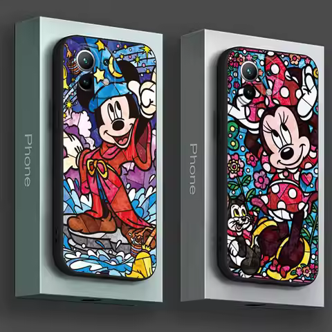 Disney Painting Minnie Mickey Phone Case For Xiaomi Poco X8Pro Max X6 X7 X8 M6 M7 M8 F6 F7 Pro F8 13