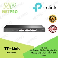 Tp-link TL-SG3428  JetStream 24-Port Gigabit L2+ Managed Switch with 4 SFP Slots
