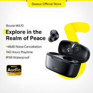 Baseus MA10 ANC Wireless Earphone Bluetooth 5.3 -48dB Noise Cancelling 140h Playtime IPX6 Waterproof