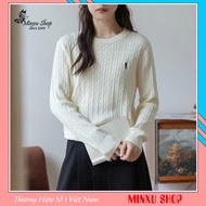 Women's Long-Sleeved Sweater with Beautiful Horse Embroidery Under 63kg QC Minxu Shop CK28