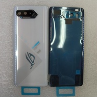 สำหรับ Asus ROG Phone 5 ZS673KS ฝาหลังปิดโทรศัพท์ด้านหลังหน้าจอโทรศัพท์เปลี่ยนตัวเรือนด้านหลังสำหรับ