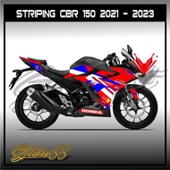 CBR 150R K45R Striping 2021 - 2023 / CBR 150R Striping, Latest CBR 150R DECAL / STOCK DECAL / HONDA 