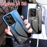 For Realme 14 5G 2025 Tempered Glass Phone Case For Realme 14 14Pro 14x 14+ 5G Realme 14 14 Pro 14 x