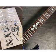 Schecter Synyster Gates Guitar Inlay Sticker Custom A7x Avenged Sevenfold Deathbat Syn Fretboard