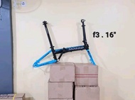 MOSSO F3 16 INCH FRAME RANGKA SEPEDA LIPAT SELI FOLDING BIKE MOSSO F3 DISCBRAKE UKURAN 16 PLUS ATAU 