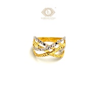 SABIHAHGOLD Ring Fashion 916/22K Original Gold (GR0002482)