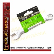 Terpercaya Kunci Ring Pas / Combination Wrench Tekiro 12Mm / 12 Mm