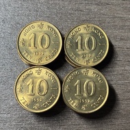 全新香港1992年一毫硬幣