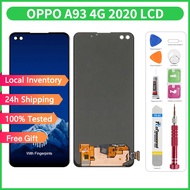 6.43" TFT LCD For OPPO A93 4G CPH2121 / RENO 4 LCD Display Touch Screen Assembly Replacement with Fr