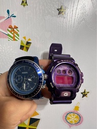 G Shock  Fossil 手錶 （G shock sold)