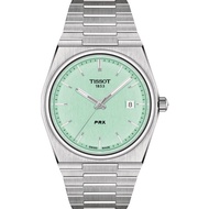 Tissot Prx Watch T1374101109101 in Light Green