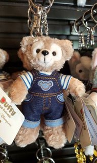 香港迪士尼樂園 Duffy and Friends 達菲熊 牛仔 Keychain 掛飾 掛件 匙扣 吊飾 全新正版有吊牌 (原價$139) Disneyland HKDL