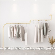 Golden Children's Clothing Clothes Hanger Clothing Store Influencer Wall-Mounted Clothing Wall-Mount