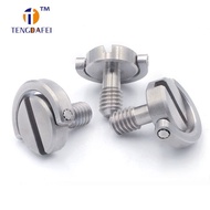 Stainless Steel 304 Quick Release Screw M4 Hand Screw D Buckle Flat Slot Screw Triangle Bracket Scre