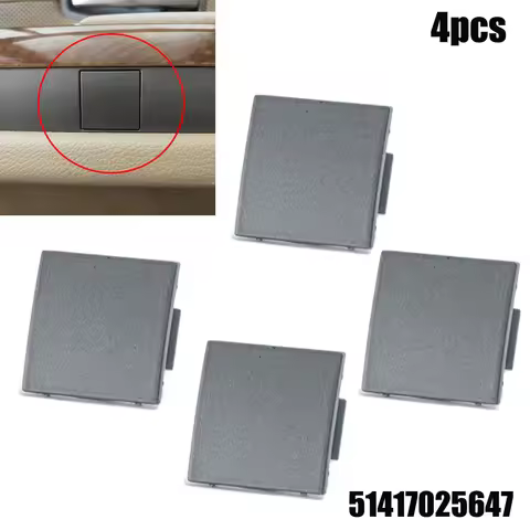 4Pcs Grey Door Panel Cover 51417025647 For BMW 7 Series E65 E66 745i 750i 760i For Alpina B7 2002-20