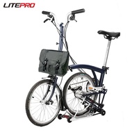Litepro Waterproof Oxford Cloth Shoulder Bag Retro Folding Bike Large Capacity Messenger Bag For Bro
