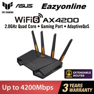 ASUS TUF-AX4200 WiFi 6 AX4200 TUF Gaming Wireless Router Dual Band Game Booster Strong Coverage, Ext