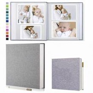 Linen Photo Album Self Adhesive Scrapbook Album For 2x3 4x6 5x7 8x10 Pictures DIY Photo Book,Birthda