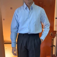 เสื้อเชิ้ตแขนยาว 🧶 BRETON STRIPED SHIRT 🧶 เสื้อเชิ้ต ลายทาง  : CU PANTS