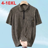 ASFLY 10XL Plus Size T-shirts Summer Men Casual Loose Short Sleeve Tshirts Tee Tops Man Big Size 8XL