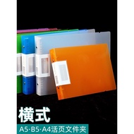 Binder Horizontal Folder A4B5A5 Photo Album Invoice Storage Folder Delivery Receipt Folder Insert Pe