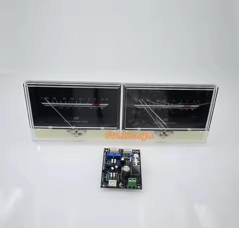 P-134 VU Meter AMP Amplifier Head DB Level DAC Audio Backlight Hifi DIY Kits With Driver Board