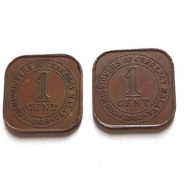 Malaysia Old Coins Collection - Commissioners Of Currency Malaya / King George VI  Emperor  - 1 CENT