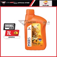 [CLEARANCE PROMO] MERANTIKA | REPSOL MXR 5 Mineral 20W50 1L Motorcycle Oil