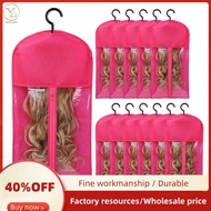 12PCS Wig Holder Wig Storage Wig Bags Storage with Hanger Hair Extension Holder Wig Holder for Hair 