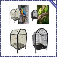 [KesotoafMY] Bird Cage, Parrot Stand, Cage, Parrot Nest, Bird Feeding Station, Cage, Bird House for Pigeons, Budgies, Macaws, Accessories