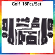 ‍ Volkswagen VW Golf Golf7 Car Door Slot Mat Auto Interior Rubber Anti-Slip Gate Groove Pad Cup Hold