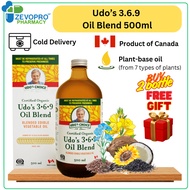 🚀🚀[Buy 2 get Free Gift] Udo's Oil 3.6.9 Blend 500ml [Exp: 09/2026] Udo Oil /Udos Oil