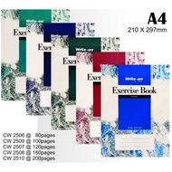 CAMPAP WRITE ON A4 EXERCISE BOOK BUKU NOTA 70GSM CW2506 80P/ CW2509 100P/ CW2507 120P/ CW2508 160P /