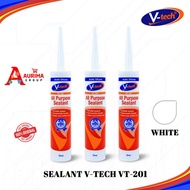 V-TECH VT201 WHITE 270ML VERSATILE ADHESIVE SEALANT