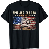 Funny 4Th Of July Spilling The Tea Since 1773 Fourth Of July T-Shirt