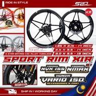 Sport Rim X1R NVX V1 V2 NMAX V1 VARIO 150 AEROX 1.85 X 2.15 2.5 X 3.5 13 14 INCH Wheel 5 Star CNC Ca