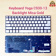 Yoga Keyboard C930-13 C930-13IKB Yoga 7 Pro Pro-13IKB C930 Backlight Mica Gold
