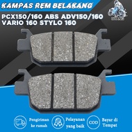 Rear Brake PadsOriginal PCX 150-160 ABS CBS Vario 160 ABS CBS ADV Stylo 160